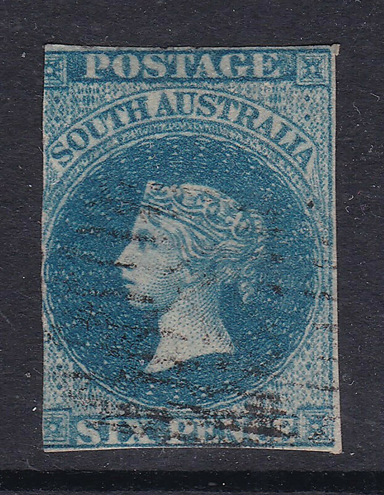 South Australia ^^^rarer  Sc# 3  Used Victoria Classoic $ 200.00@ Dca159sa