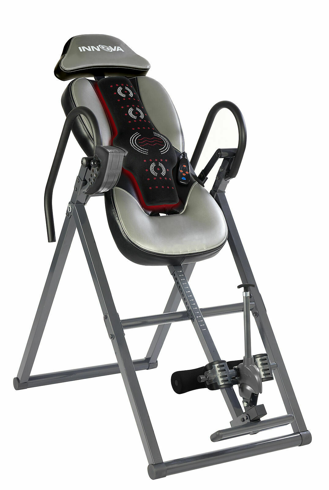 Inversion Table With Spine & Lumbar Advanced Heat And Massage Therapy Lumbar Pad