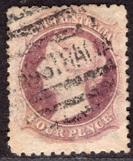 South Australia 1868 Stamp Sc. # 46 Perf: 11 1/4x12 1/4  Used