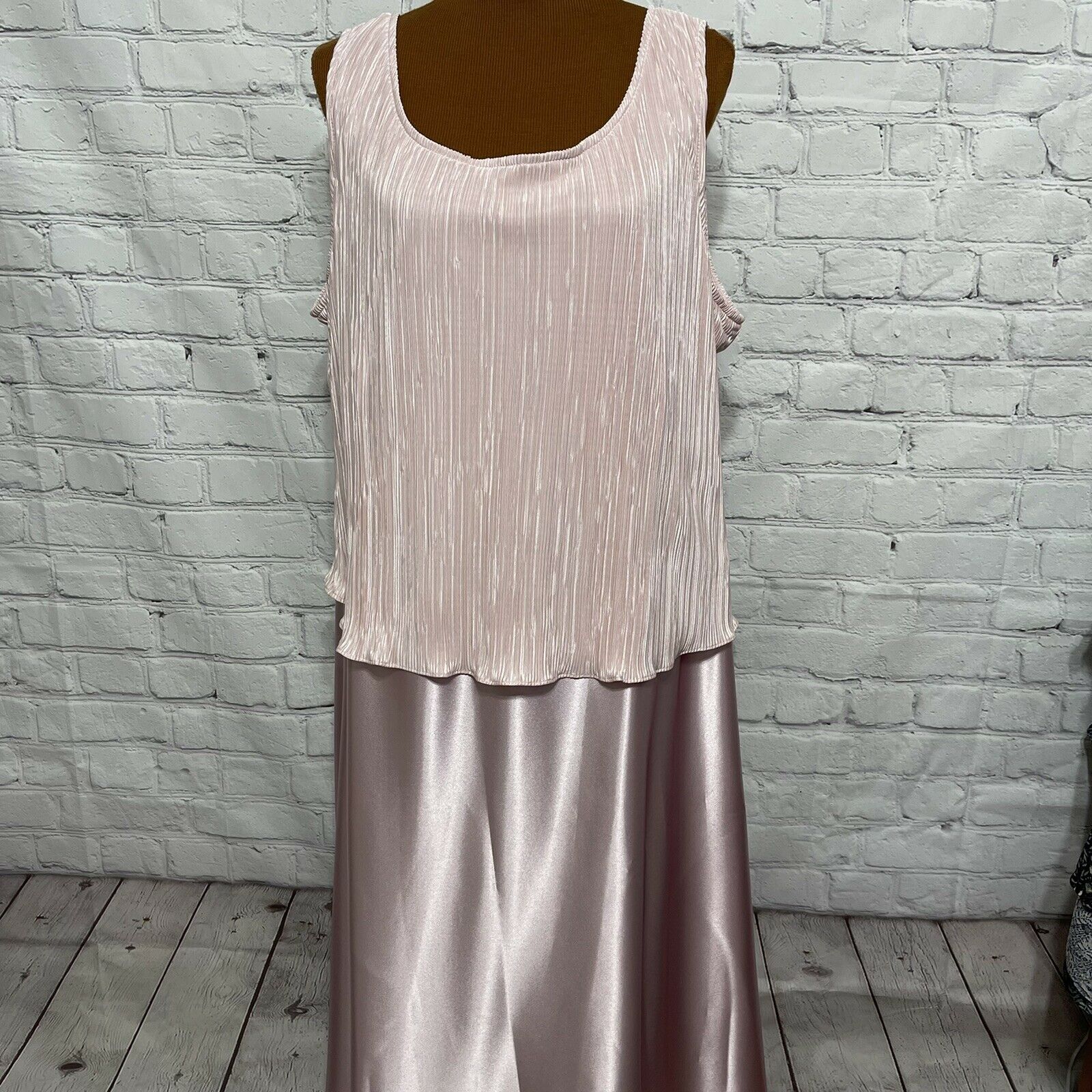 Coldwater Creek Formal Sleeveless Dress Size 22 Mauve Mother Of The Bride