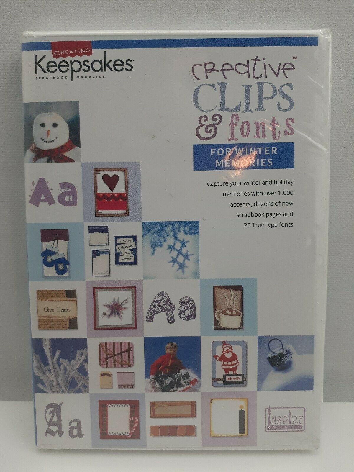 Keepsakes Creative Clips & Fonts For Winter Memories