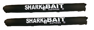 30" Sharkbait Aero Rack Pads Black For 2 -3 Inch Cross Bars For Sup & Surfboards