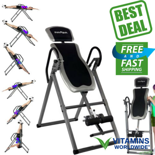 Inversion Table Hanging Up Foldable Fitness Back Therapy Pain Flip Upside Down