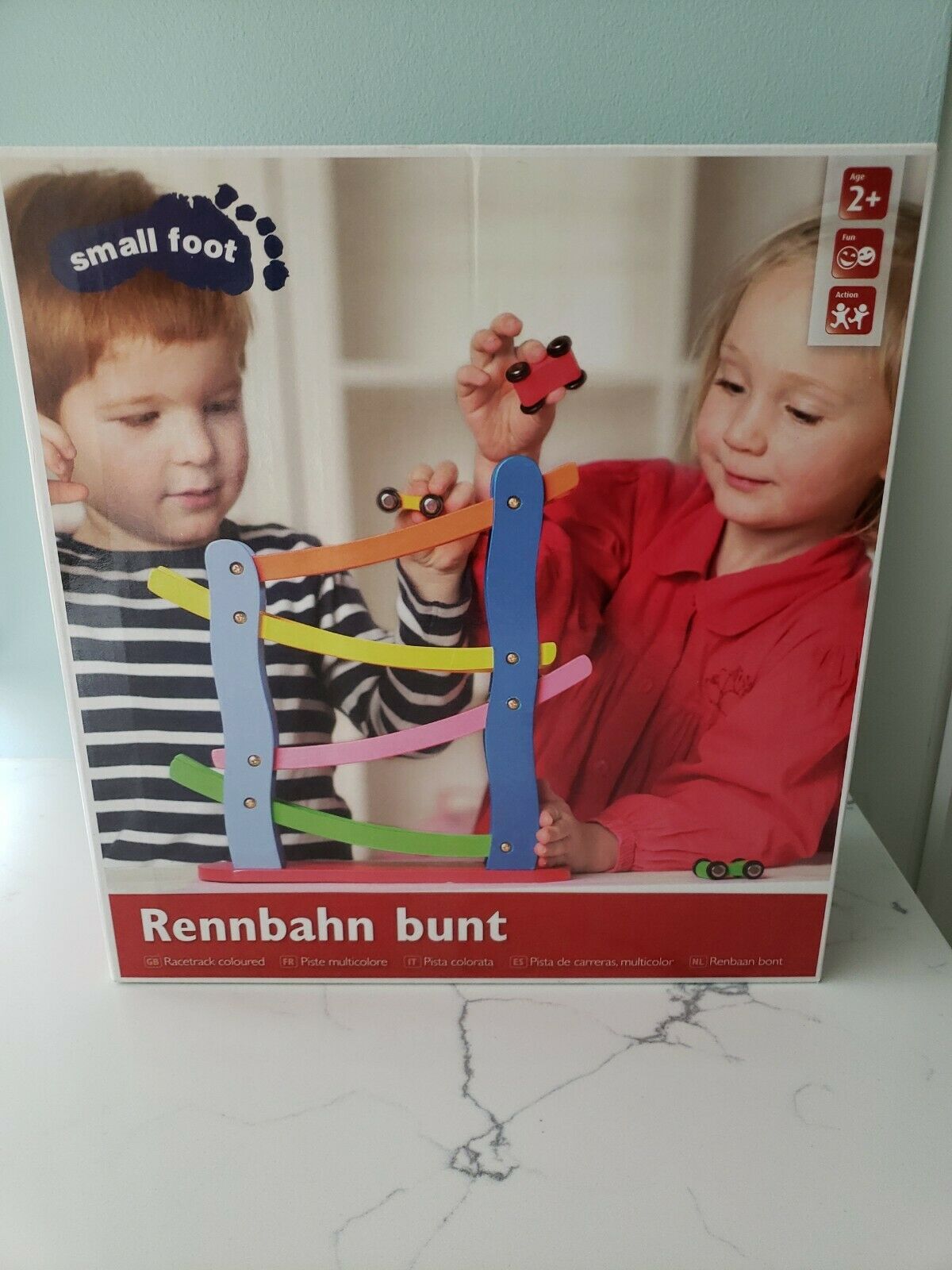 New Rennbahn Bunt Made In Germany Toy By Small Foot Colorful Racetrack  New