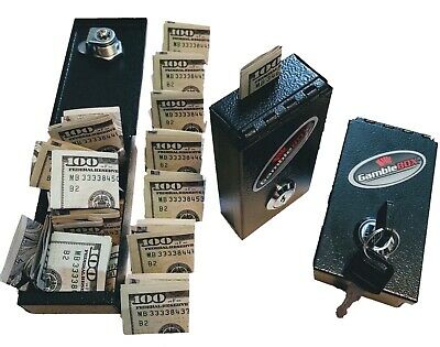 Gamblers Pocket Safe Gamblebox Casino Money Cash Lock Box Gambling Keeper Helper