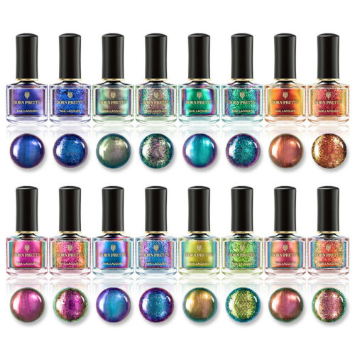 Born Pretty 6ml Magic Nail Polish Chameleon Glitter Holographic Nail Art Varnish